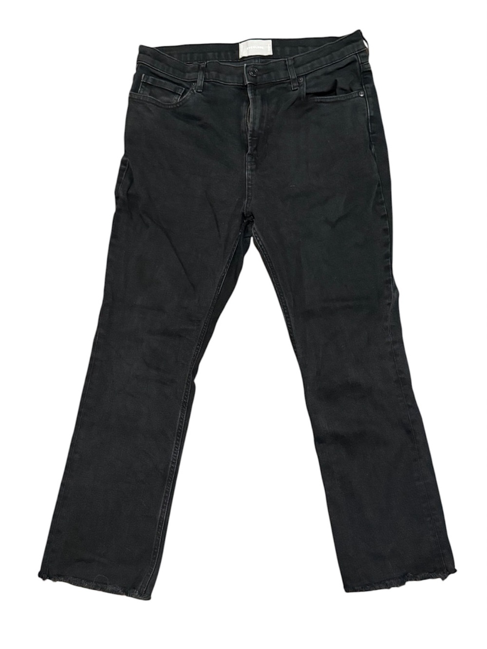 Everlane Straight-Leg Black Jeans